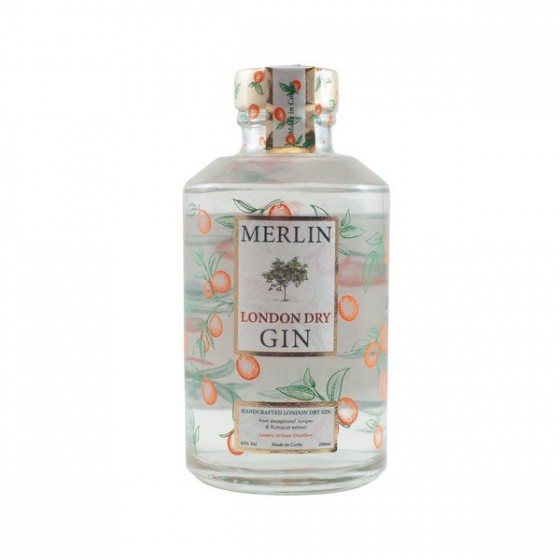 Gin Corfu Merlin 43° - Lazaris Artisan Distillery  - 0,20 L