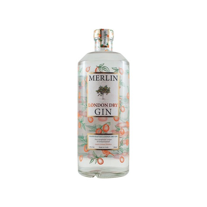 Gin Corfu Merlin 43° - Lazaris Artisan Distillery - 0,70 L