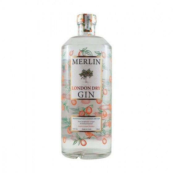 Gin Corfu Merlin 43° - Lazaris Artisan Distillery  - 0,70 L