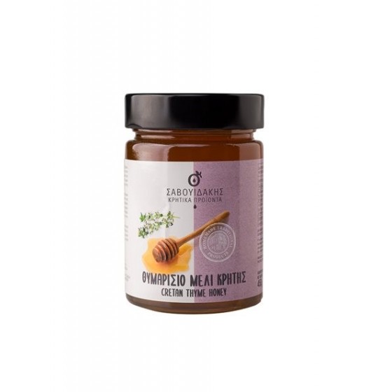 Cretan thyme honey - Savouidakis - 450 gr