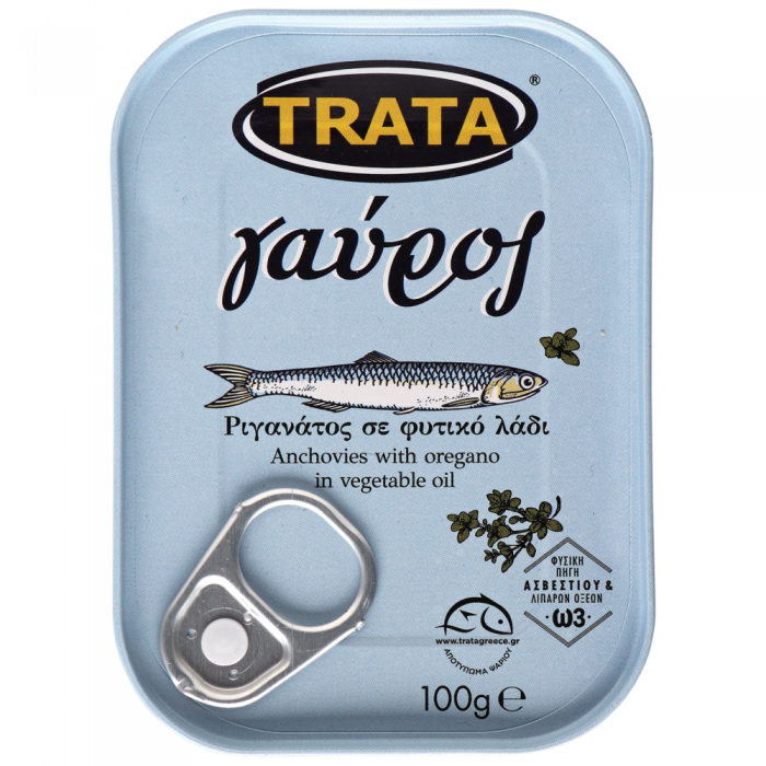 Anchovies with oregano - Trata - 100 gr