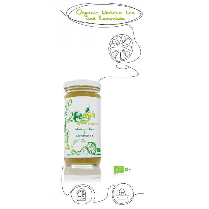 Thé matcha et limonade bio - Feeju - 250 ml