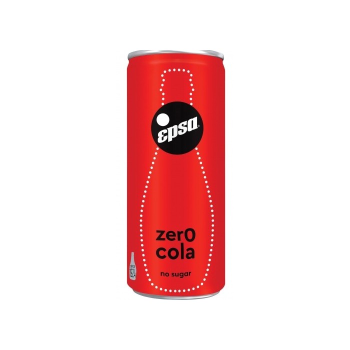 Cola zero with stevia - Epsa - 330 ml