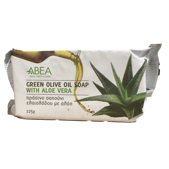 Griekse olijfolie en aloë vera zeep - Abea - 125 gr