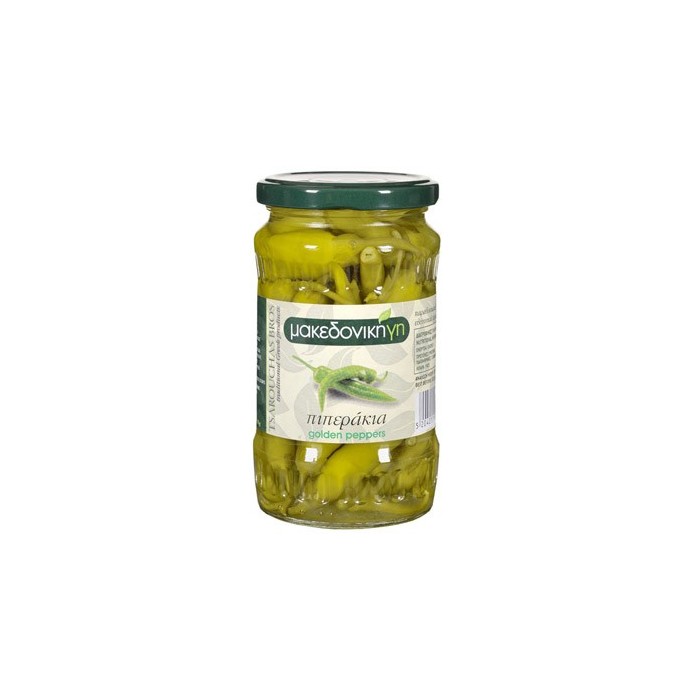 Green gold peppers in jar - Makedonik Gi - 580 gr