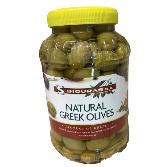 Halkidiki mammoth green olives - Siouras - 1 kg