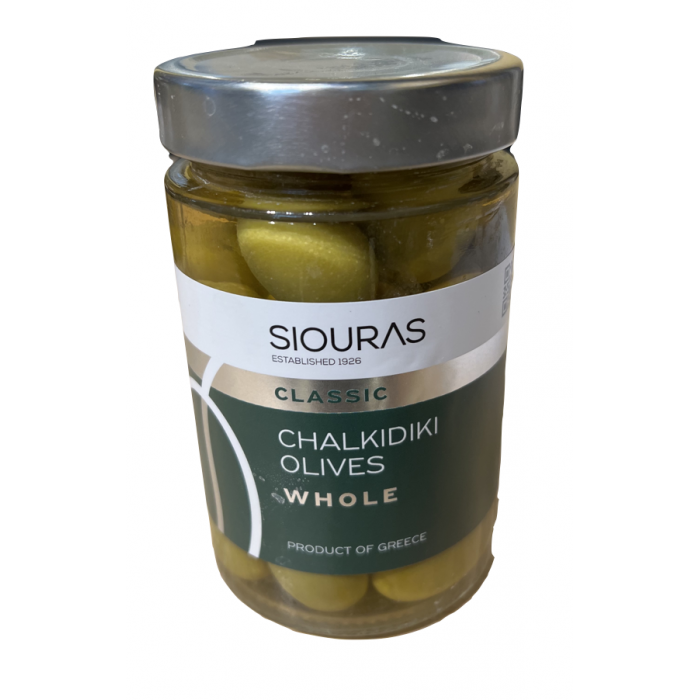 Olives vertes de Halkidiki - Siouras - 370 gr