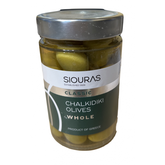 Halkidiki groene olijven - Siouras - 370 gr