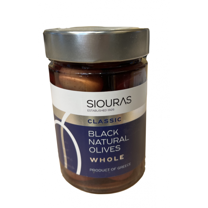 Zwarte olijven van Amphissas - Siouras - 370 gr