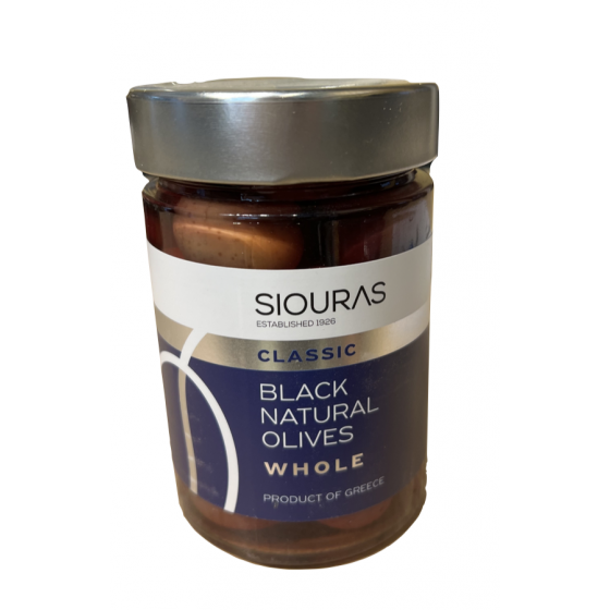 Zwarte olijven van Amphissas - Siouras - 370 gr