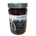 Olives noires Kalamata dénoyautées - Siouras - 370 gr