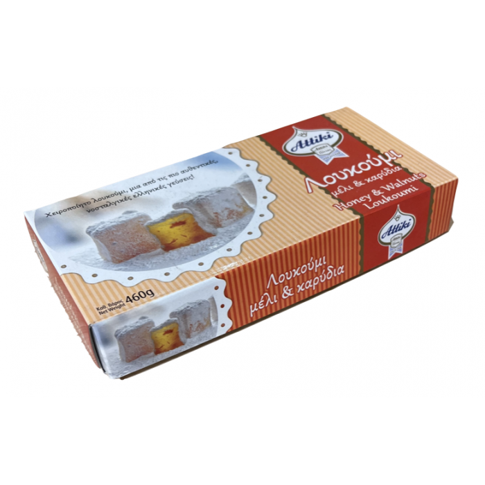 Loukoum met walnotenhoning - Attiki - 460 gr