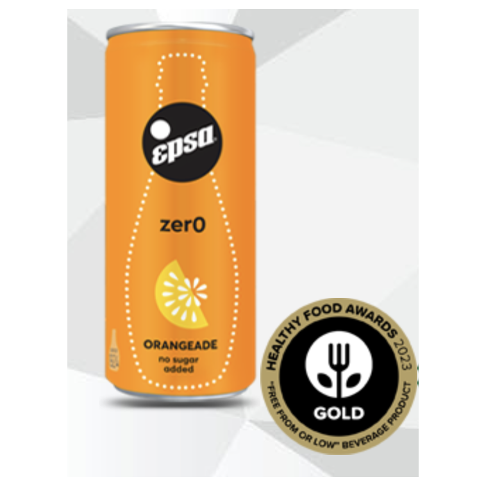 Sprankelende orangeade zéro - Epsa - 330 ml