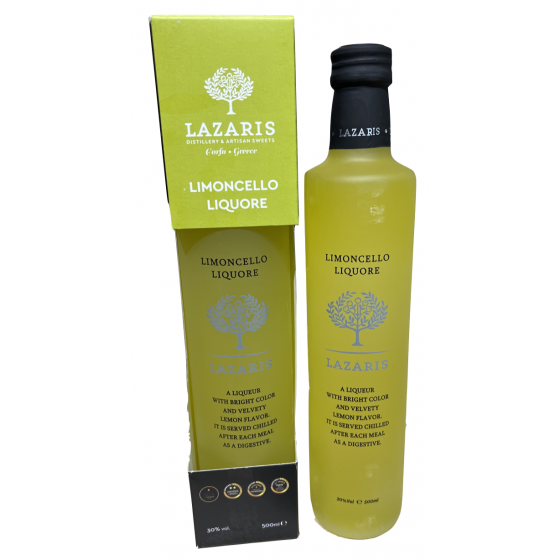 Limoncello likeur 30° - Lazaris Artisan Distillery - 0.500 L