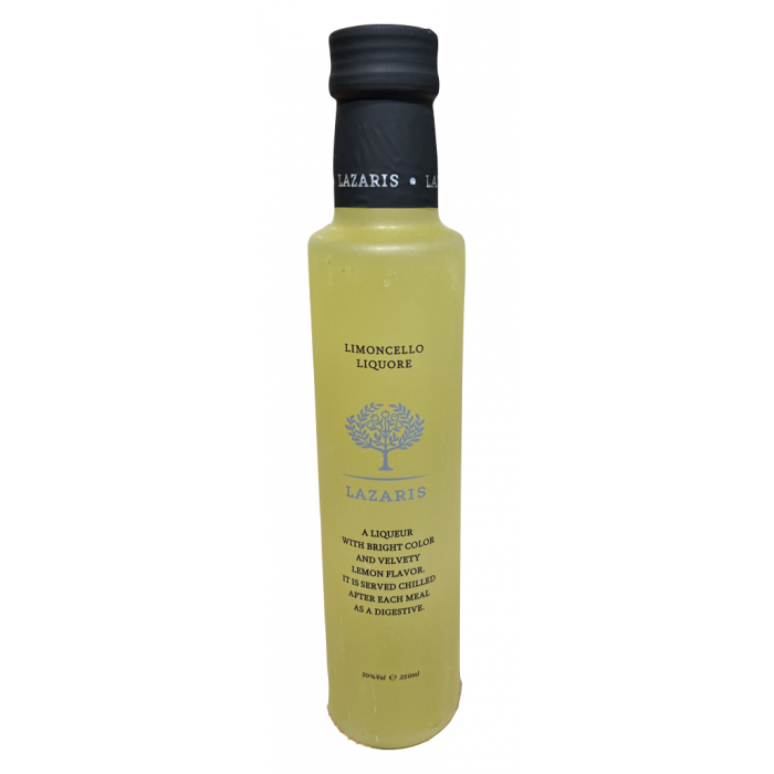 Limoncello liqueur 30° - Lazaris Artisan Distillery - 0.250 L