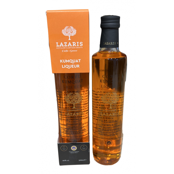 Kumquat liqueur 20° - Lazaris Artisan Distillery - 0.500 L