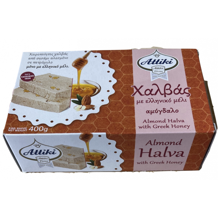 Halva met honing en amandelen - Attiki - 400 gr