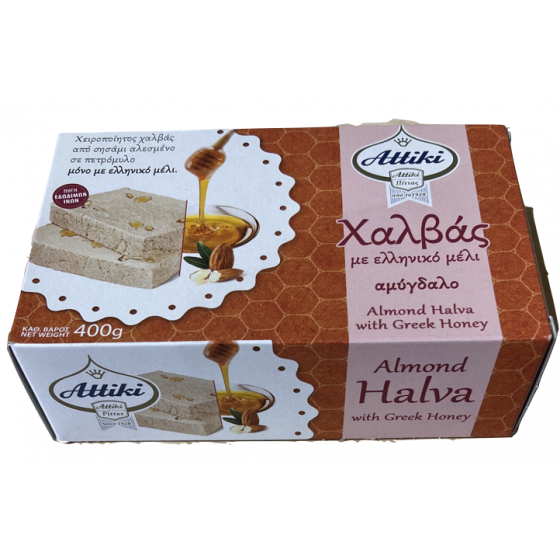 Halva with honey and almonds - Attiki - 400 gr