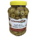 Mammoet ontpitte groene olijven uit Chalkidiki - Siouras - 1 kg