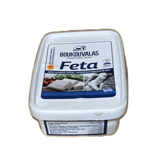 Feta met pekel - Boukouvalas - kunststof houder 200 gr