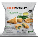 Mini bladerdeegdriehoekjes met BOB feta en spinazie - Filosophy - 500 gr