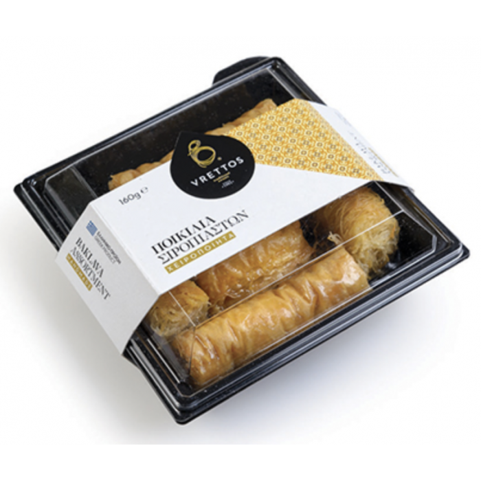 Handgemaakte “baklava, kadaïfi, saragli” taarten - Vrettos - 160 gr