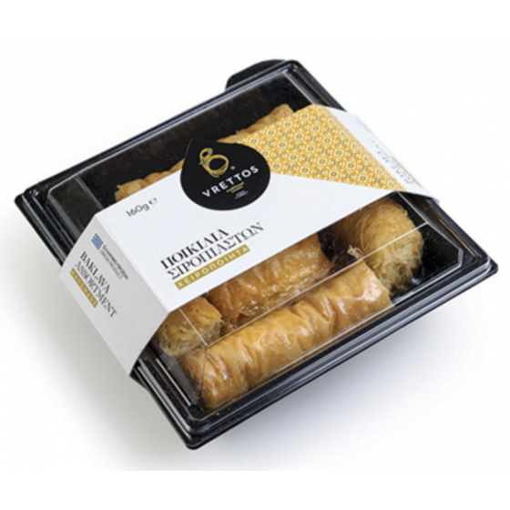 Handgemaakte “baklava, kadaïfi, saragli” taarten - Vrettos - 160 gr