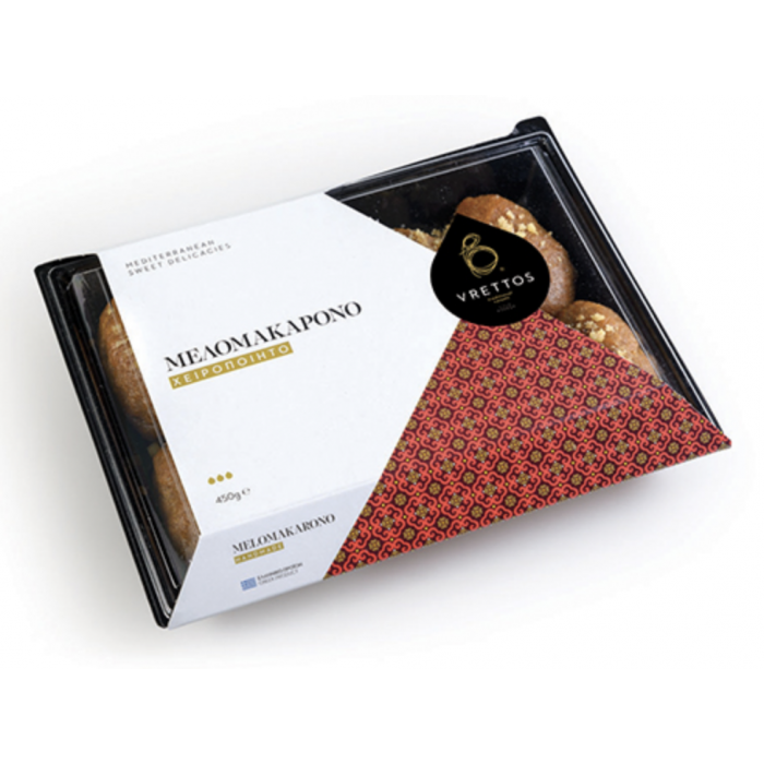Handgemaakte "melomakarona" taarten - Vrettos - 450 gr
