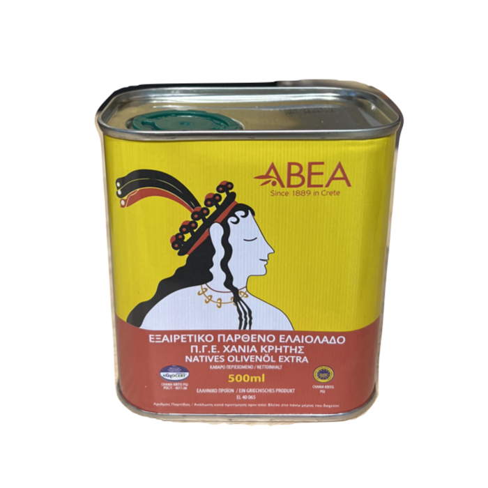 Cretan extra virgin oil - Abea - metal box 500 ml