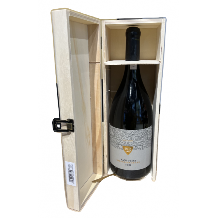 Santorini Cuvée Selection 2021 - Santo Wines - Wooden box magnum 1.5 L