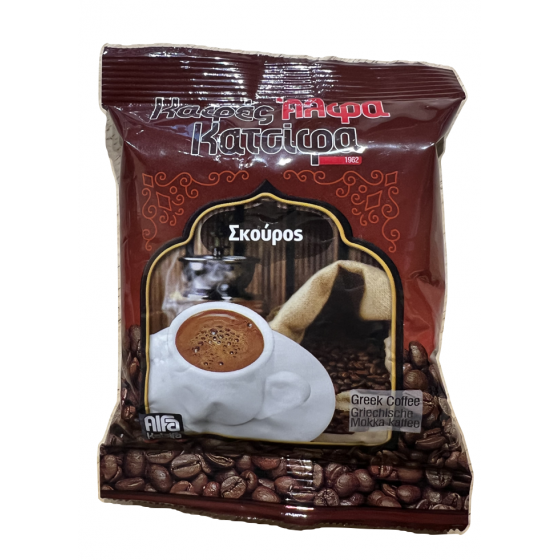 Greek coffee "skouros" - Alfa Katsifa - 96 gr