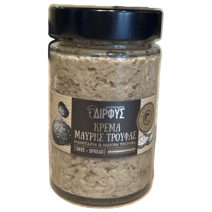 Black truffle and mushroom tapenade - Dirphis - 190 gr