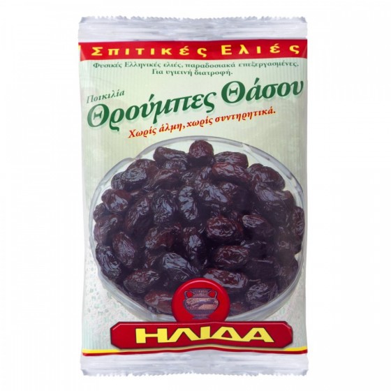 Olives noires de Thassos - Ilida - 200 gr