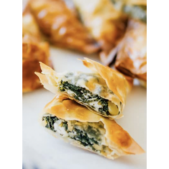 Bevroren mini spanakopita - 50 stuks