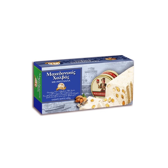 Halva makedoniko met amandel - Haitoglou - 400 gr