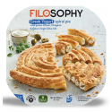 Spiraalvormig bladerdeeg met Griekse yoghurt, groene olijven, oregano en olijfolie - Filosofie - 600 gr