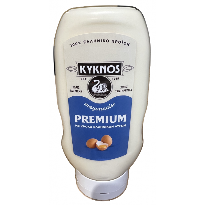 "Premium" mayonnaise with Greek egg yolks - Kyknos - 420 gr