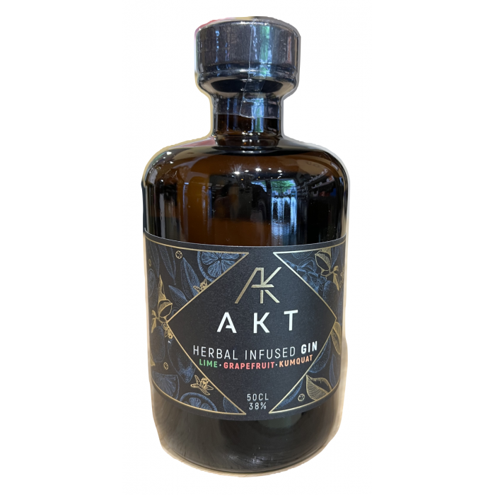 Gin herbal infusion with lemon, grapefruit, kumquat 38° - AKT - 0.50 L