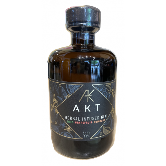 Gin herbal infusion with lemon, grapefruit, kumquat 38° - AKT - 0.50 L