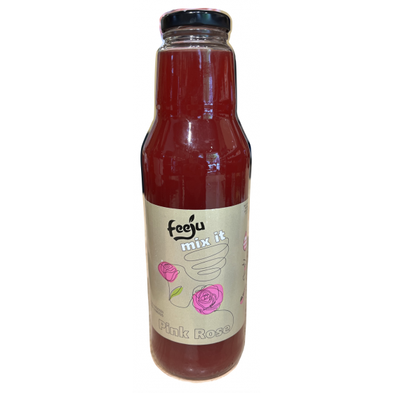 Roze rozensap - Feeju - 0,75 L