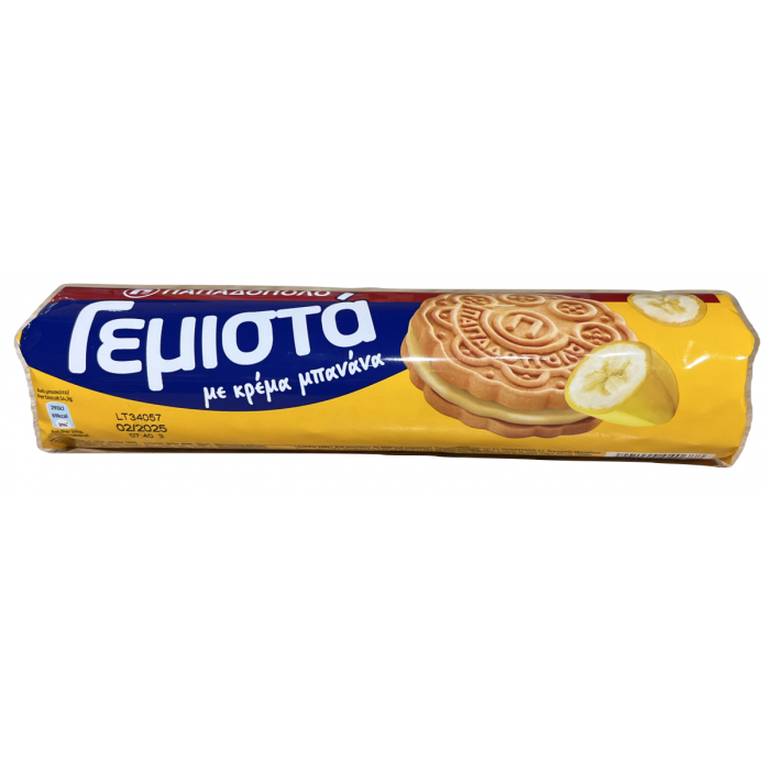Koekjes gevuld met bananen "gemista" - Papadopoulos - 200 gr