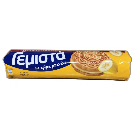 Koekjes gevuld met bananen "gemista" - Papadopoulos - 200 gr