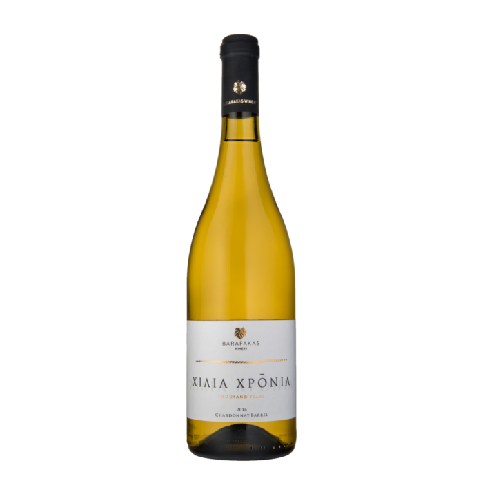 1000 Chronia blanc chardonnay matured in oak barrels 2020 - Barafakas - 0,75 L