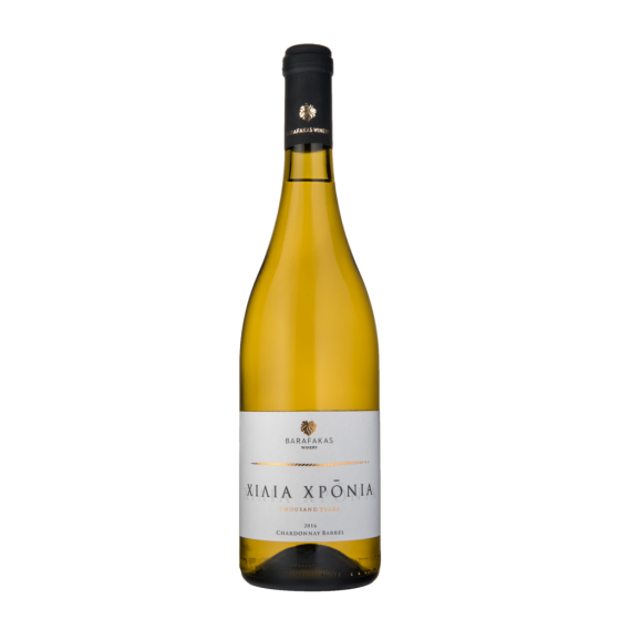 1000 Chronia blanc chardonnay matured in oak barrels 2020 - Barafakas - 0,75 L