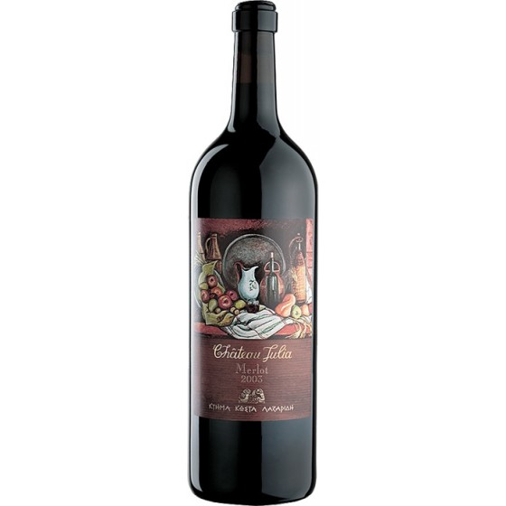 Château Julia merlot - Domaine Costa Lazaridi - jéroboam 3 L