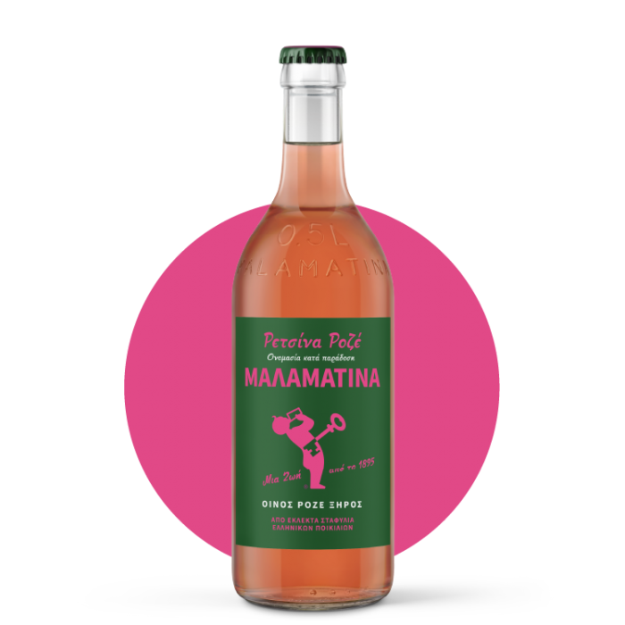 Retsina rosé - Malamatina Winery - 0,5 L