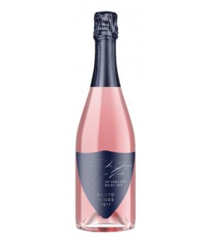 Santo rosé semi-dry...
