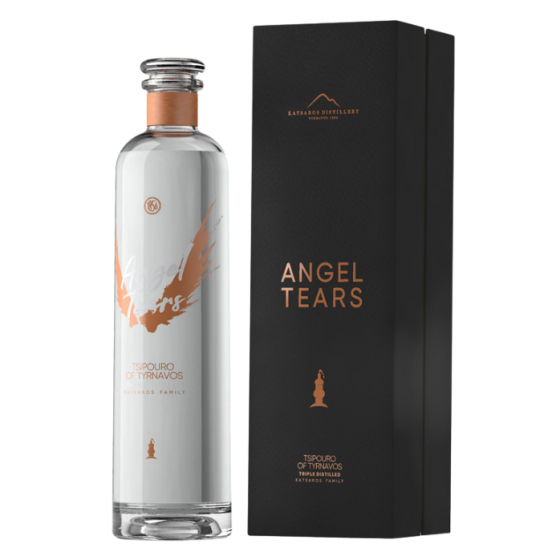 Tsipouro "Angel Tears" drievoudige distillatie 40° - - Katsaros Family - 0,70 L