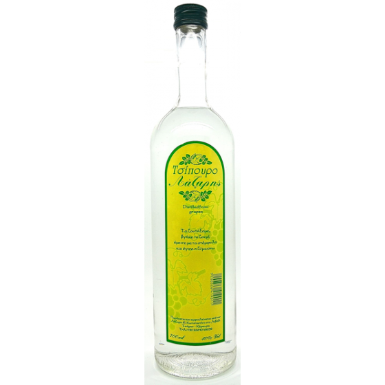Tsipouro 40° - Lazaris Artisan Distillery - 0,70 L