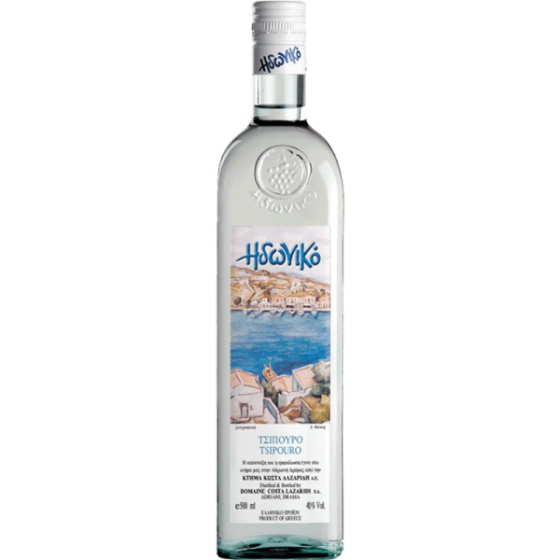 Tsipouro idoniko 40°- Domaine Costa Lazaridis - 0,70 L